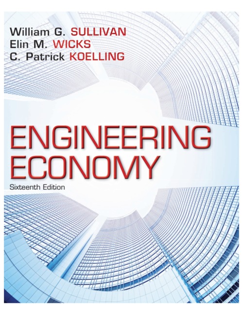 Product picture Engineering Economy (16th Edition) (Ebook)