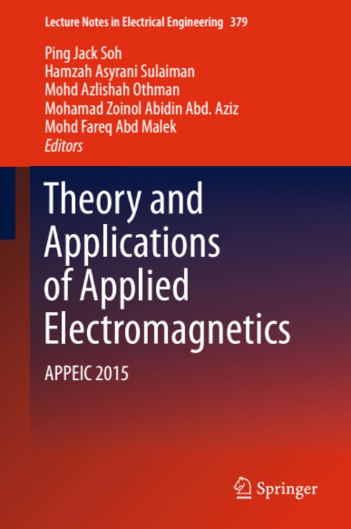 Product picture Theory and Applications of Applied Electromagnetics: APPEIC 